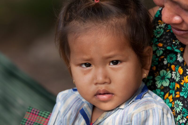Girl in Cambodia — Stock image of young girl growing up in poverty in rural cambodia — Faces, Cambodia, girl, girls, child
