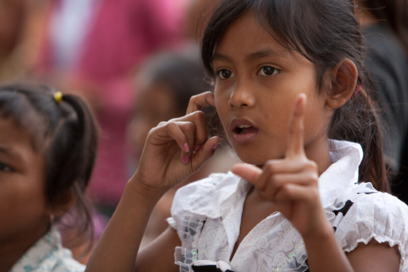 Girl in Cambodia — Stock image of young girl growing up in poverty in rural cambodia — Faces, Cambodia, girl, girls, child