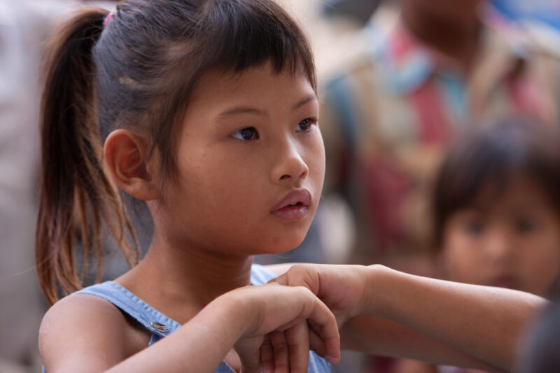 Girl in Cambodia — Stock image of young girl growing up in poverty in rural cambodia — Faces, Cambodia, girl, girls, child