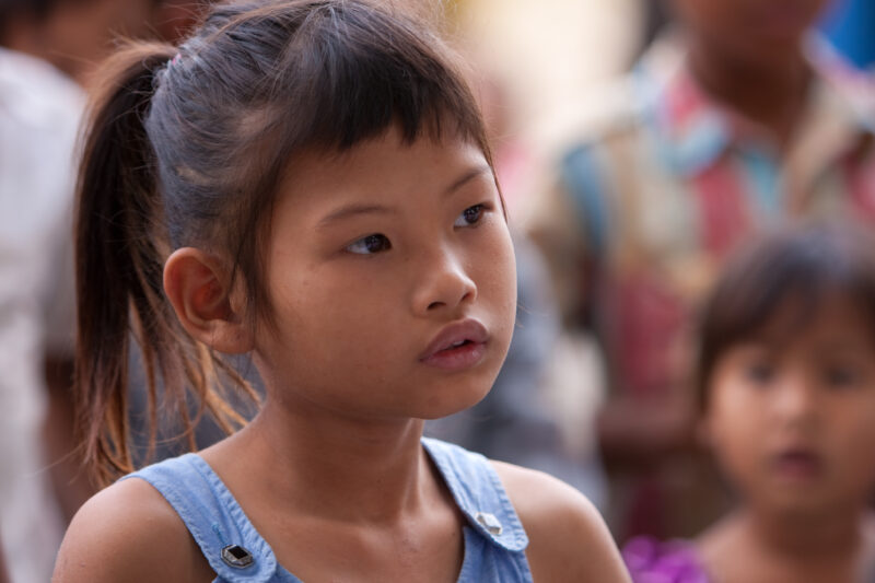 Girl in Cambodia — Stock image of young girl growing up in poverty in rural cambodia — Faces, Cambodia, girl, girls, child