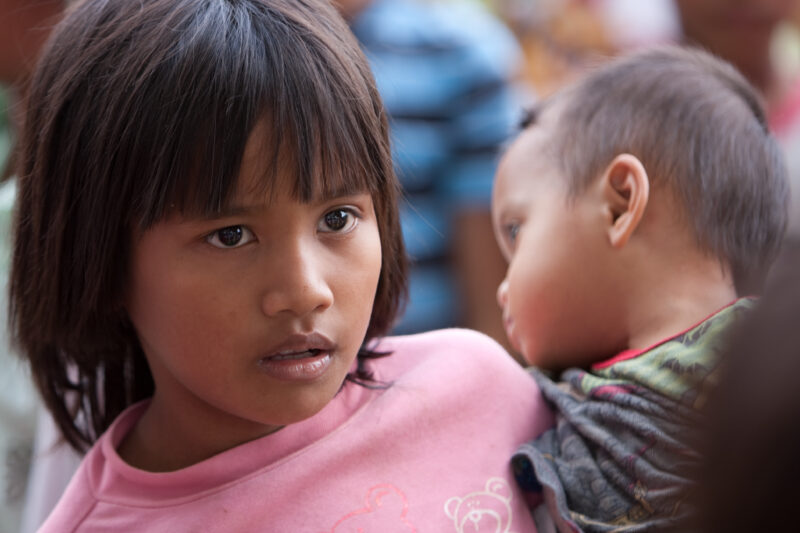 Girl in Cambodia — Stock image of young girl growing up in poverty in rural cambodia — Faces, Cambodia, girl, girls, child