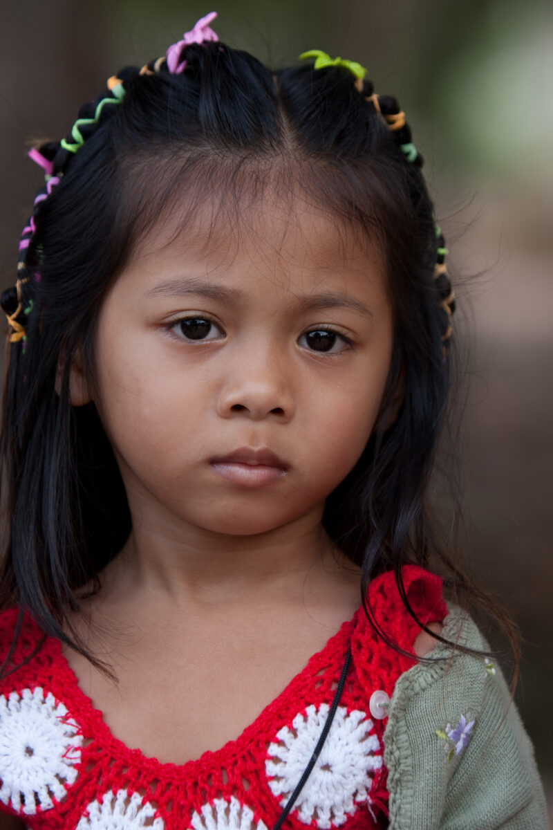 Girl in Cambodia — Stock image of young girl growing up in poverty in rural cambodia — Faces, Cambodia, girl, girls, child
