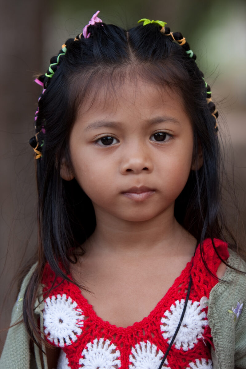 Girl in Cambodia — Stock image of young girl growing up in poverty in rural cambodia — Faces, Cambodia, girl, girls, child