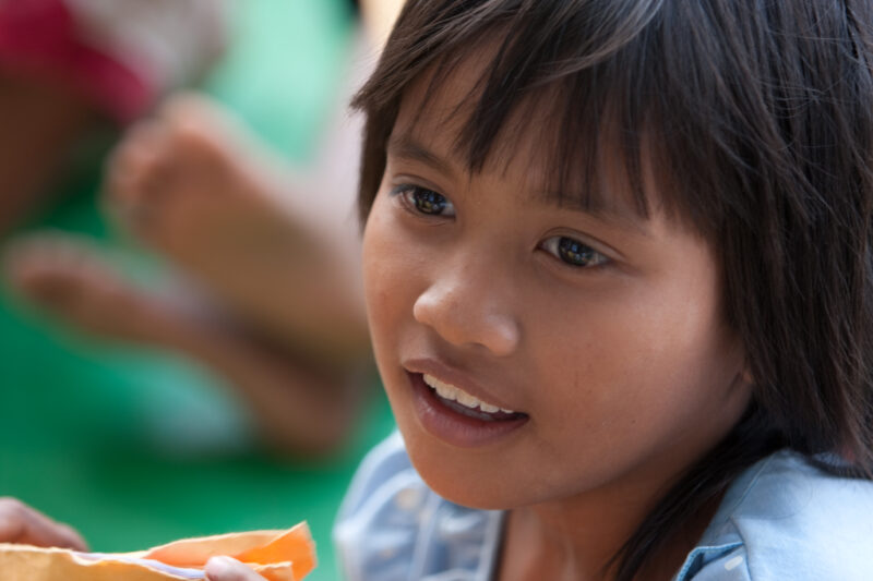 Girl in Cambodia — Stock image of young girl growing up in poverty in rural cambodia — Faces, Cambodia, girl, girls, child