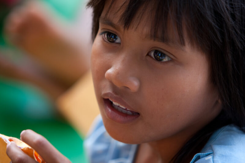 Girl in Cambodia — Stock image of young girl growing up in poverty in rural cambodia — Faces, Cambodia, girl, girls, child