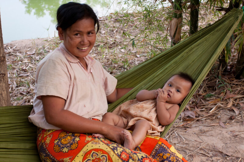 Baby in Cambodia — Stock Image of baby in rural Cambodia — Faces, Child, children, Closeup, Cambodia