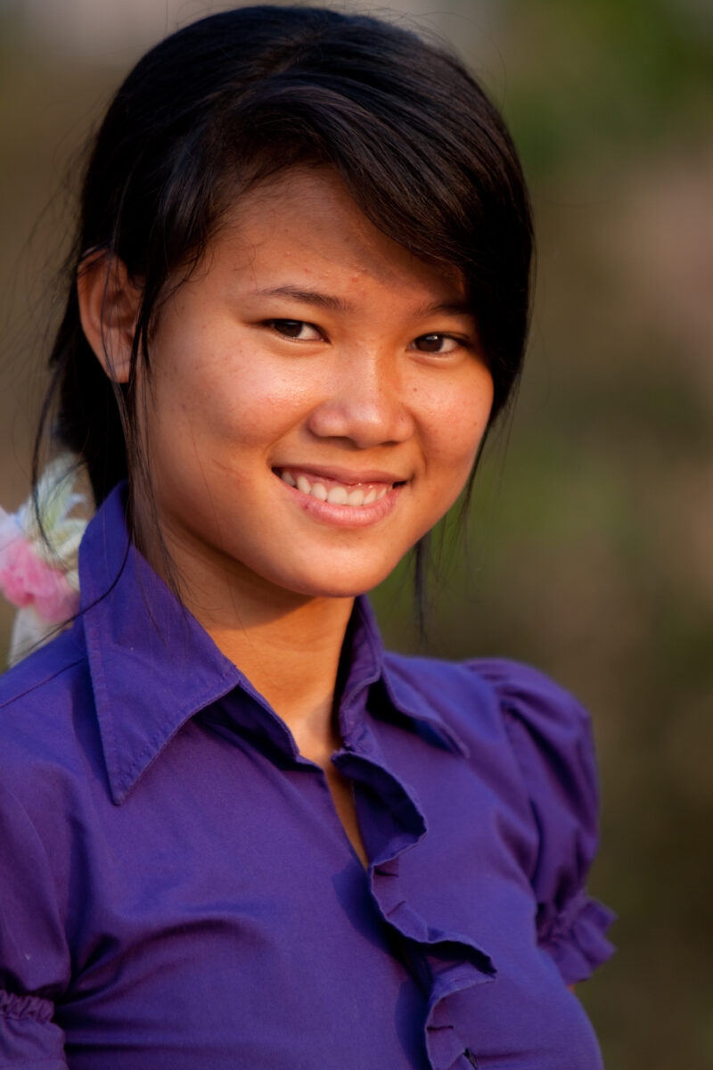 Woman in Cambodia — Stock image of a woman living in Rural Cambodia — Woman, women, Cambodia, Khmer, faces