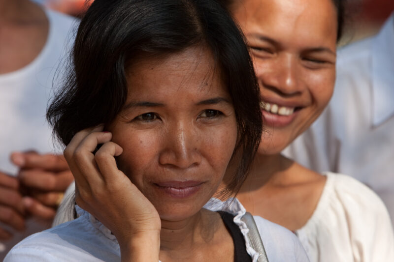 Woman in Cambodia — Stock image of a woman living in Rural Cambodia — Woman, women, Cambodia, Khmer, faces