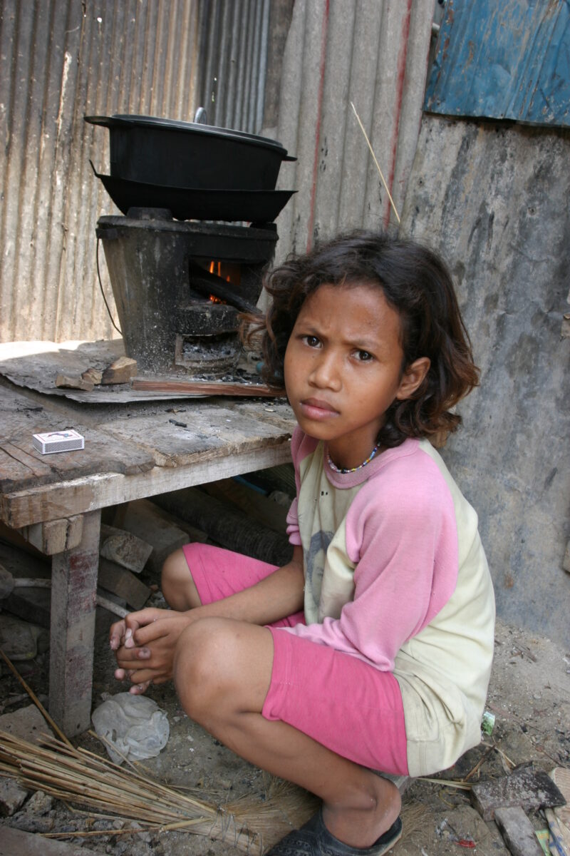 Girl in Cambodia — Stock image of young girl growing up in poverty in rural cambodia — Faces, Cambodia, girl, girls, child