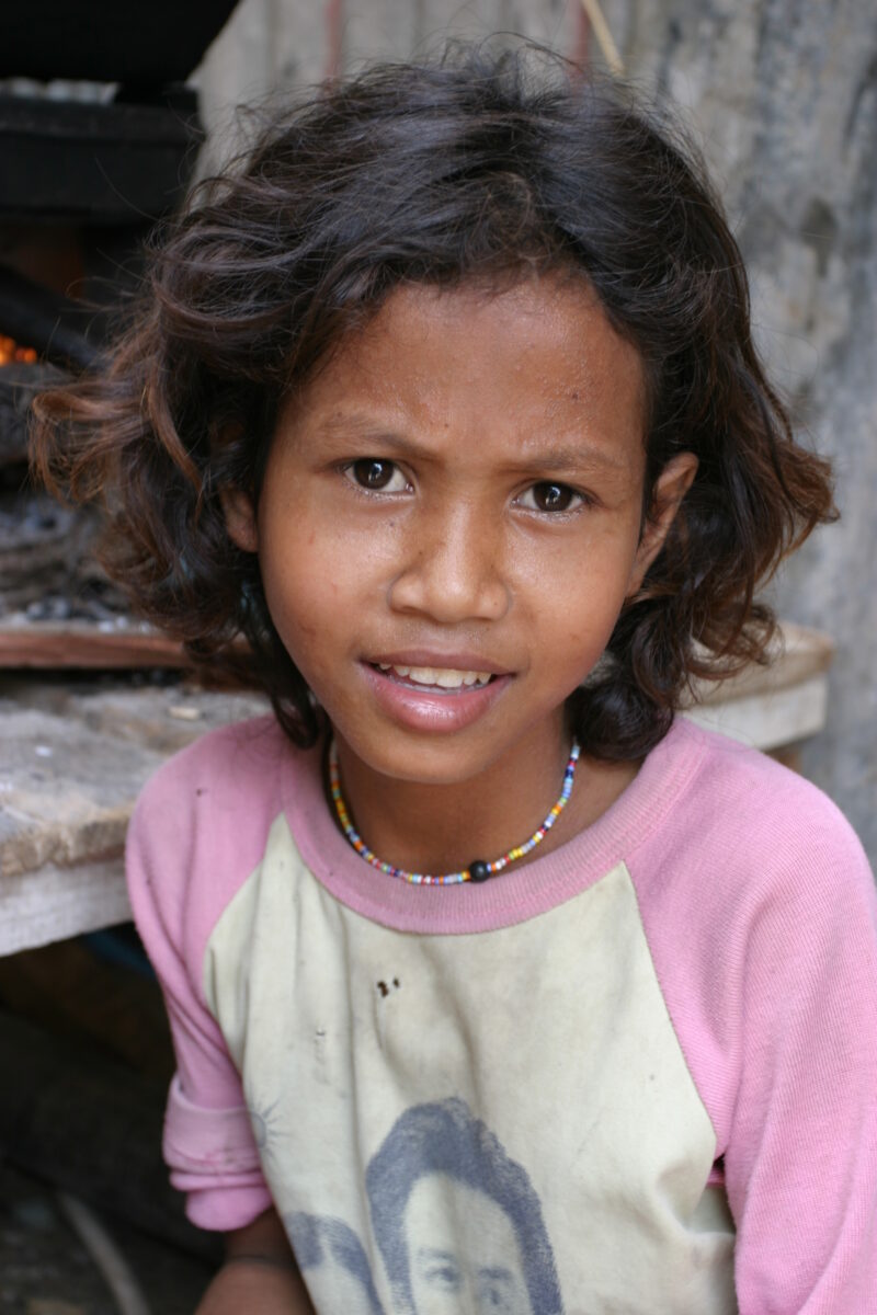Girl in Cambodia — Stock image of young girl growing up in poverty in rural cambodia — Faces, Cambodia, girl, girls, child