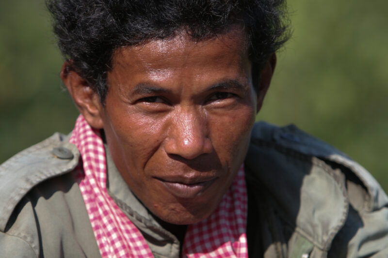Man in Cambodia — Farmer in Rural Cambodia — Cambodia, people, faces, men, Khmer