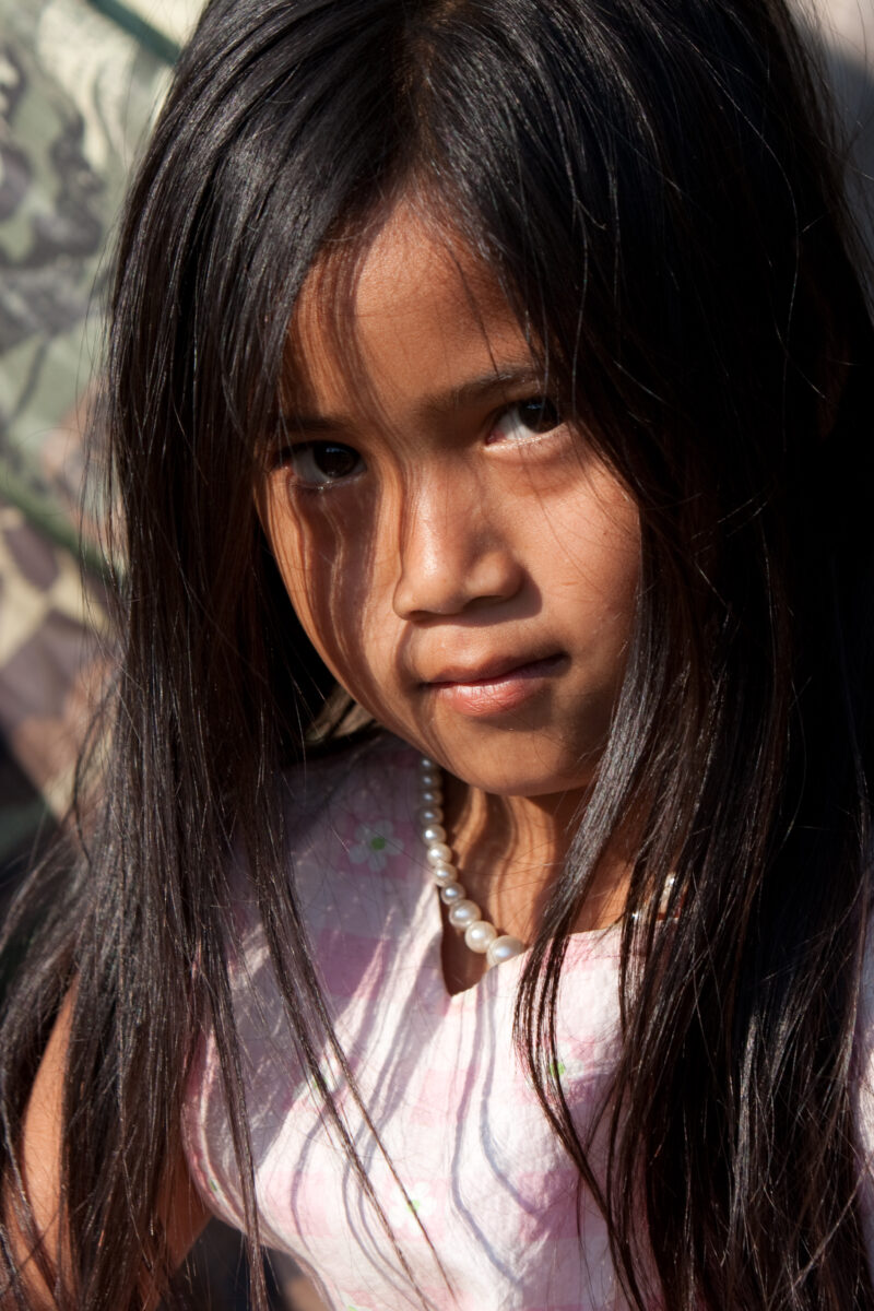 Girl in Cambodia — Stock Imgae of young girl growing up in poverty in rural Cambodia — Cambodia, Khmer, girl, girls, children child