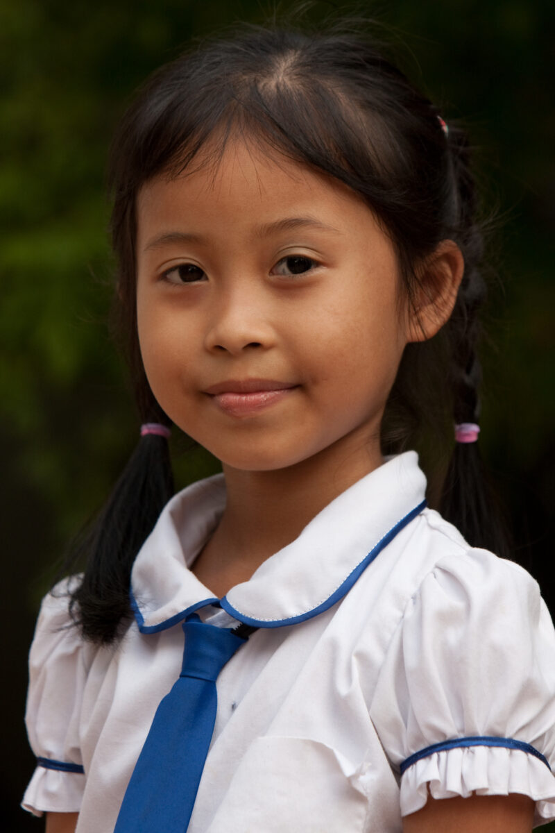 Girl in Cambodia — Stock Imgae of young girl growing up in poverty in rural Cambodia — Cambodia, Khmer, girl, girls, children child