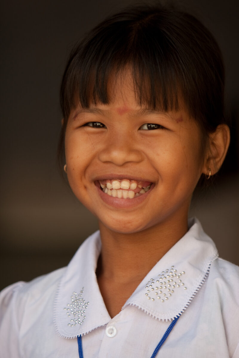 Girl in Cambodia — Stock Imgae of young girl growing up in poverty in rural Cambodia — Cambodia, Khmer, girl, girls, children child