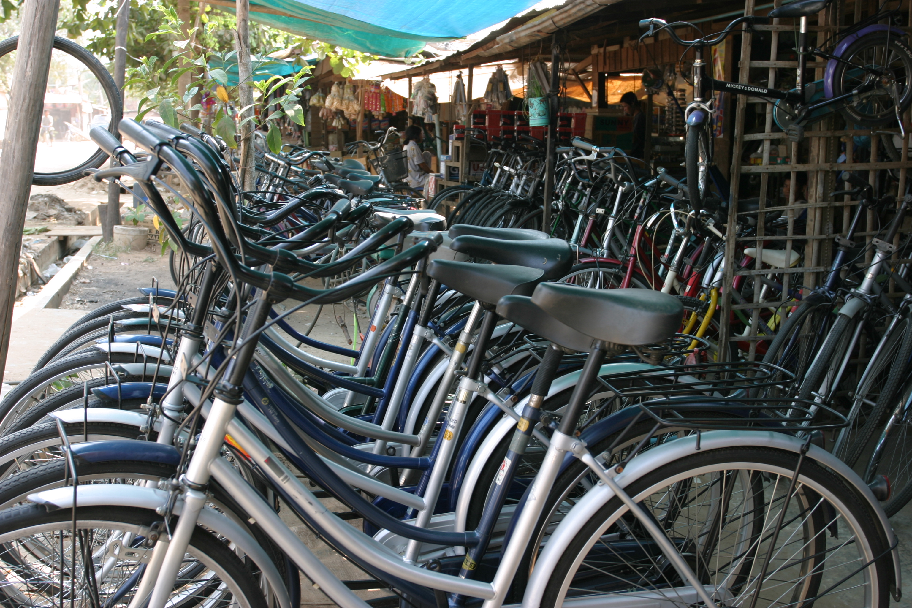 Bicycle shop in Cambodia