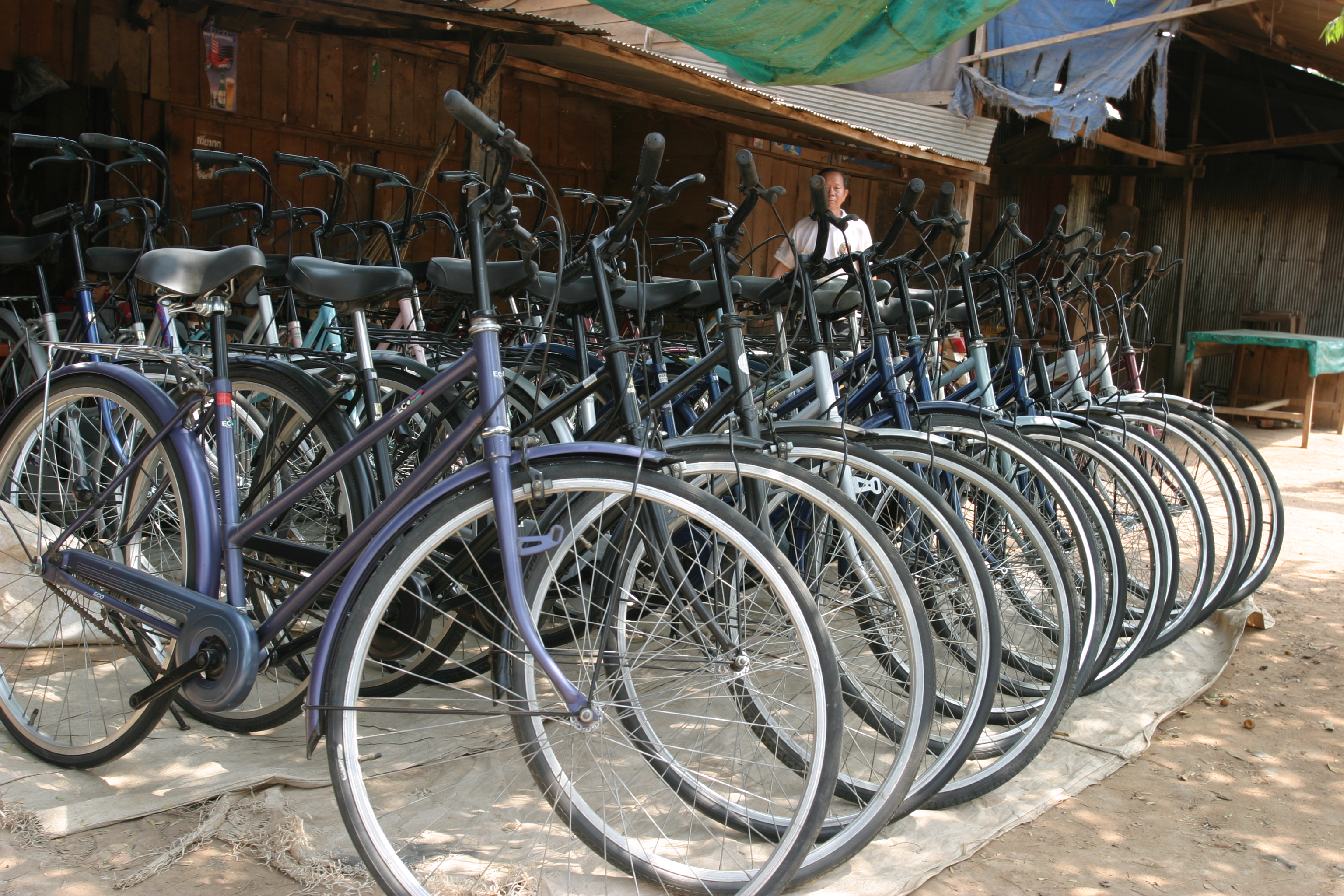 Bicycle shop in Cambodia