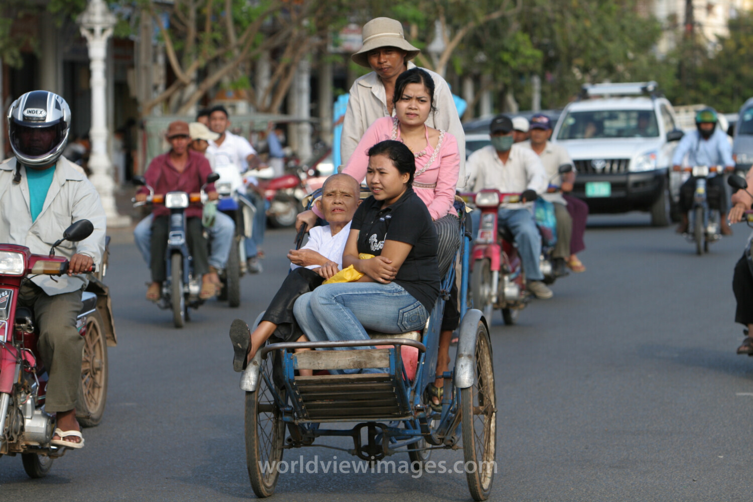Cyclo Driver in Cambodia