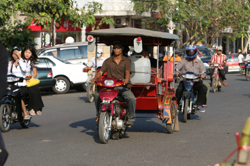 WVI_002363 — Cambodia, street, streets, traffic, motorcycle