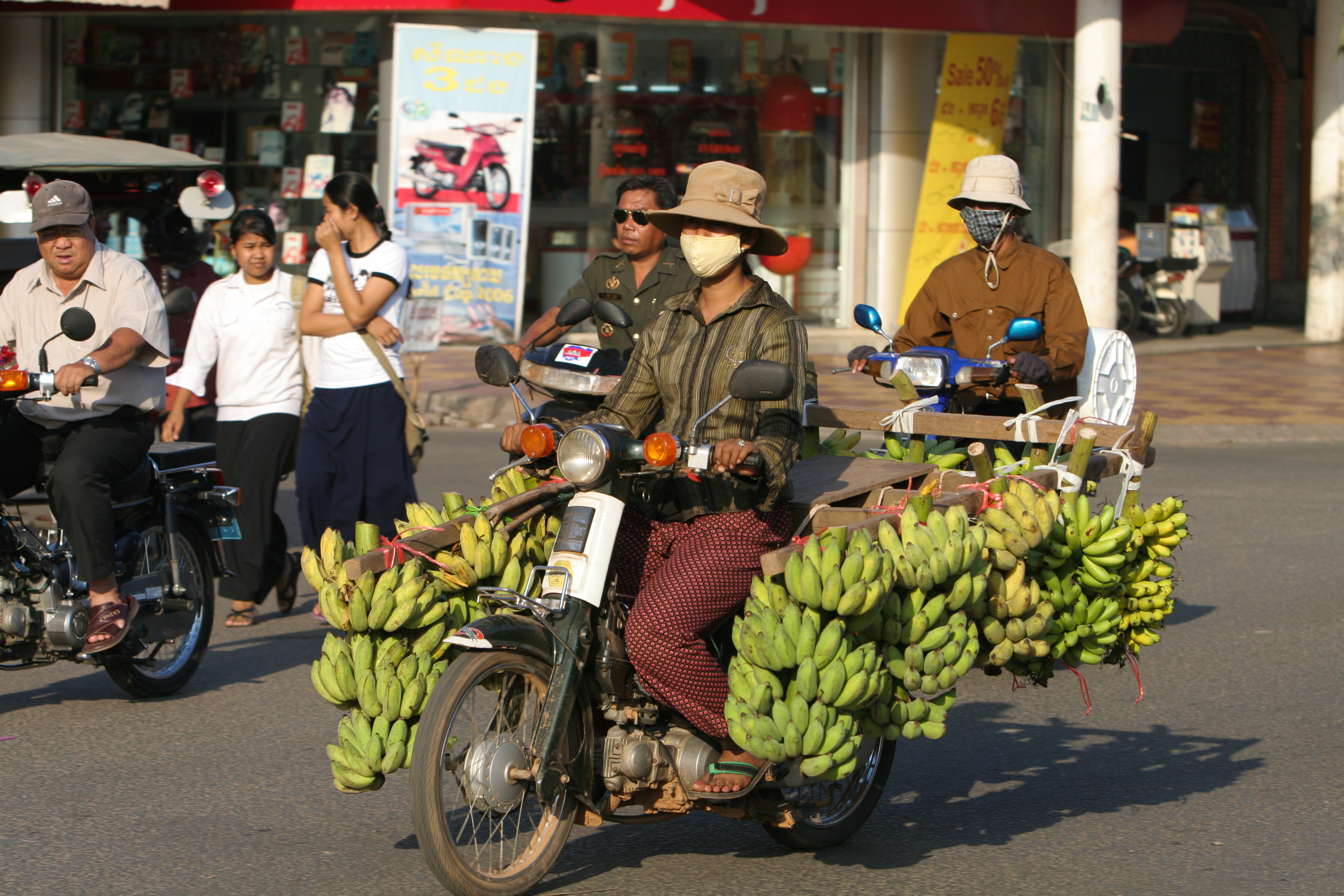 Delivery Bike in Cambodia
