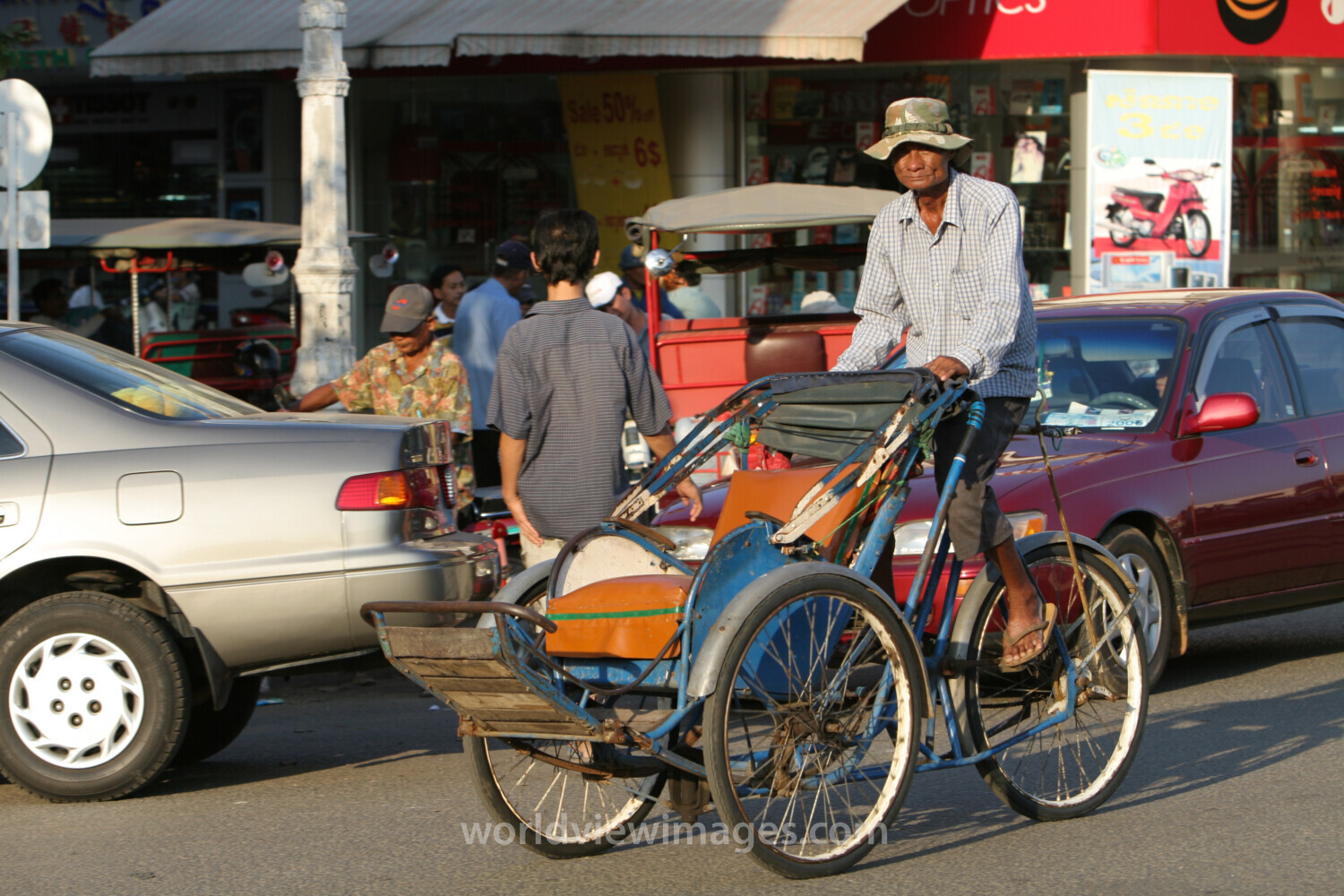 Cyclo Driver in Cambodia