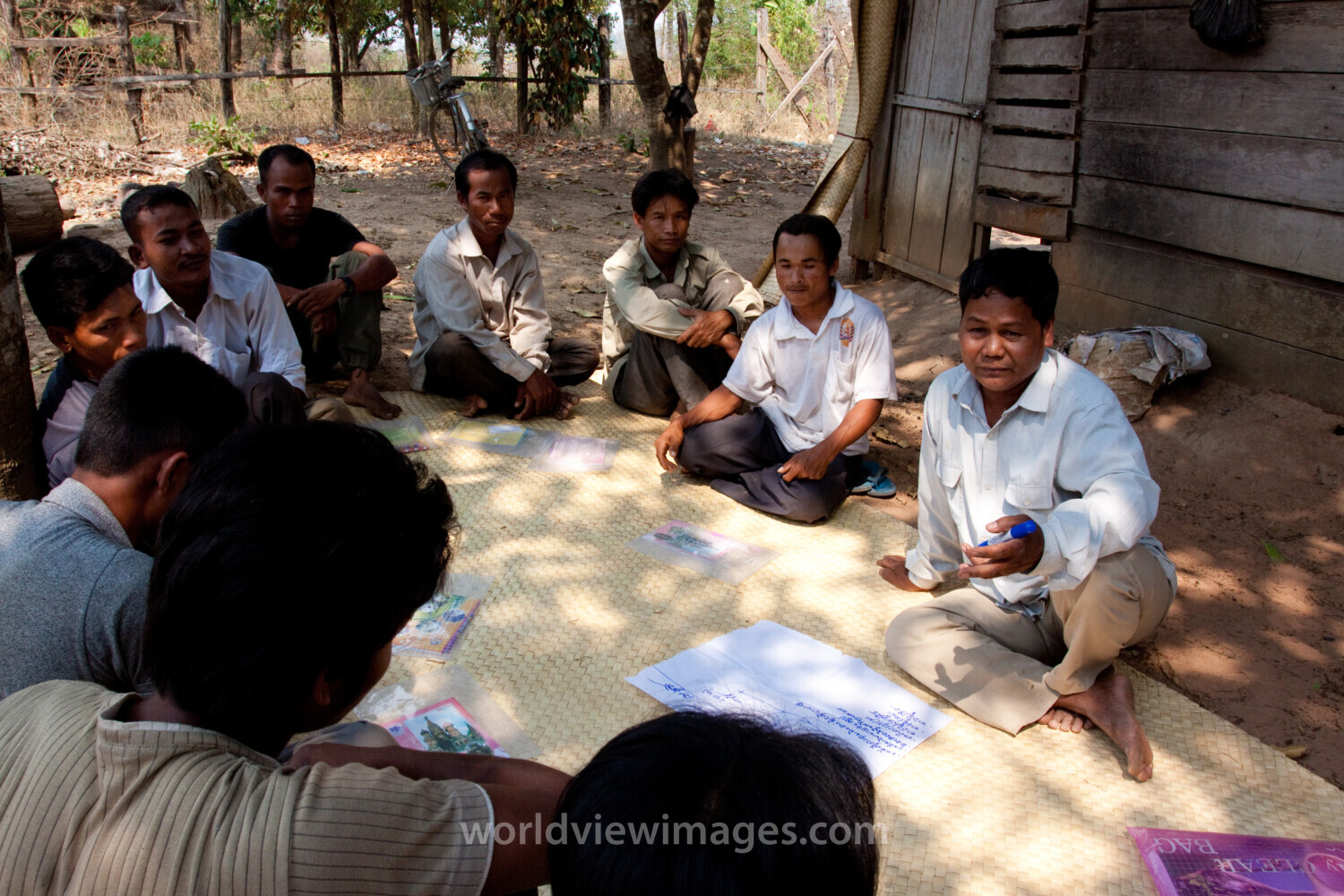 Village Group Meeting in Cambodia