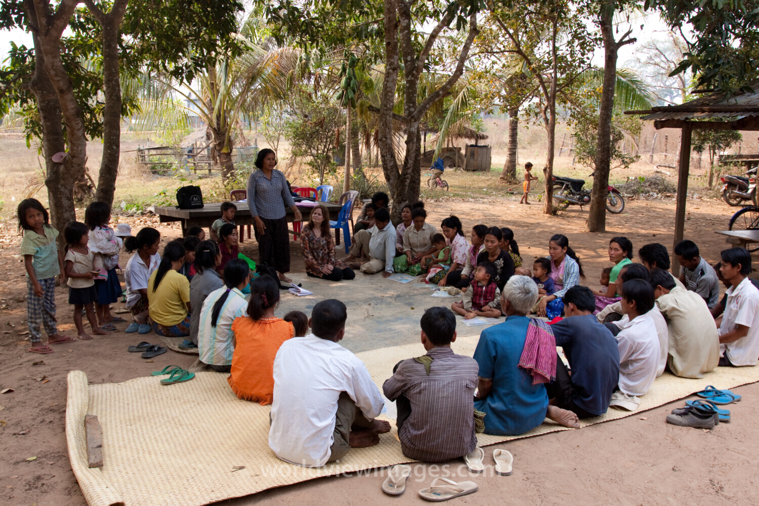 Village Group Meeting in Cambodia