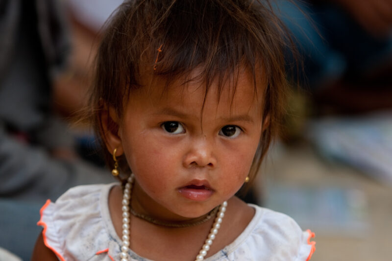 Girl in Cambodia — Stock Imgae of young girl growing up in poverty in rural Cambodia — Cambodia, Khmer, girl, girls, children child