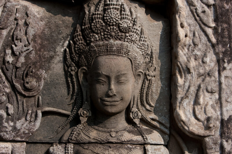 Angkor Wat in Cambodia — Stock image of the temple ruins of Angkor Wat complex near Siem Reap, Cambodia — Cambodia, Angkor Wat, Siem Reap, temple, temple ruins