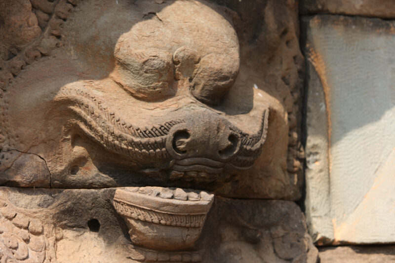 Angkor Wat in Cambodia — Stock image of the temple ruins of Angkor Wat complex near Siem Reap, Cambodia — Cambodia, Angkor Wat, Siem Reap, temple, temple ruins