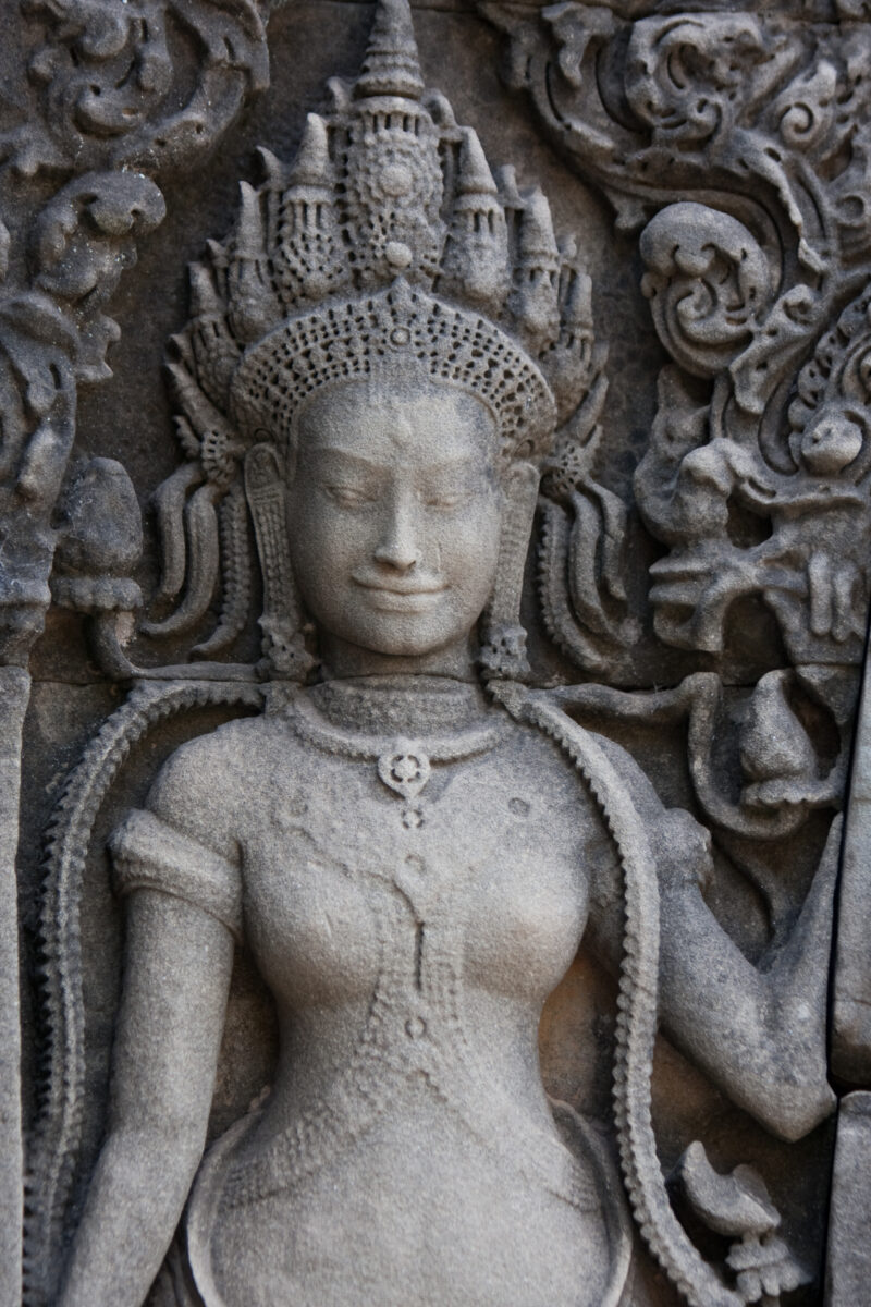 Angkor Wat in Cambodia — Stock image of the temple ruins of Angkor Wat complex near Siem Reap, Cambodia — Cambodia, Angkor Wat, Siem Reap, temple, temple ruins