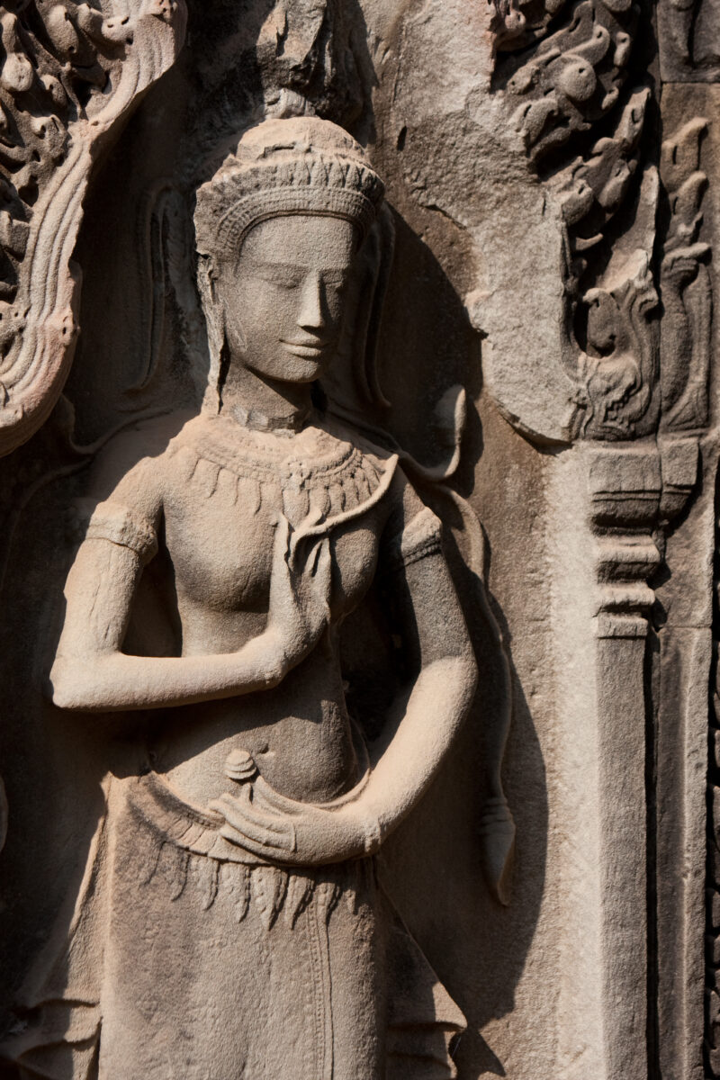 Angkor Wat in Cambodia — Stock image of the temple ruins of Angkor Wat complex near Siem Reap, Cambodia — Cambodia, Angkor Wat, Siem Reap, temple, temple ruins