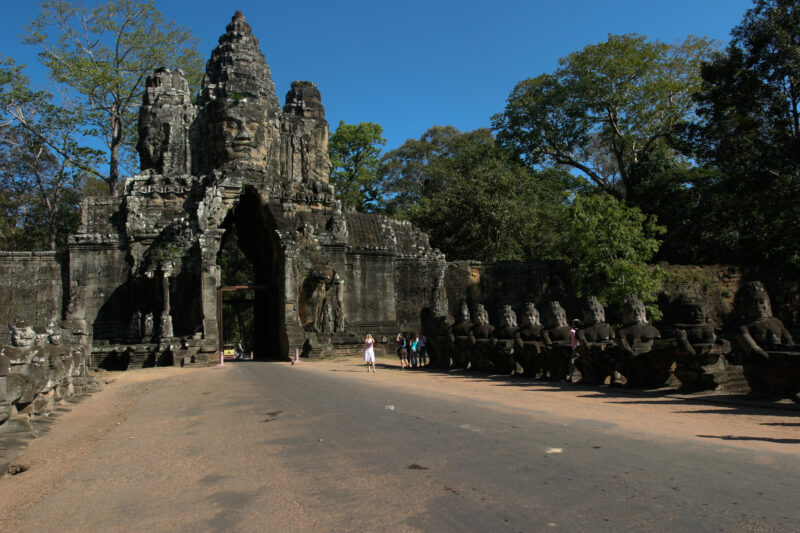 Angkor Wat in Cambodia — Stock image of the temple ruins of Angkor Wat complex near Siem Reap, Cambodia — Cambodia, Angkor Wat, Siem Reap, temple, temple ruins