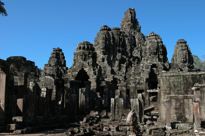Angkor Wat in Cambodia — Stock image of the temple ruins of Angkor Wat complex near Siem Reap, Cambodia — Cambodia, Angkor Wat, Siem Reap, temple, temple ruins