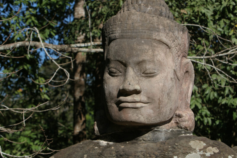 Angkor Wat in Cambodia — Stock image of the temple ruins of Angkor Wat complex near Siem Reap, Cambodia — Cambodia, Angkor Wat, Siem Reap, temple, temple ruins