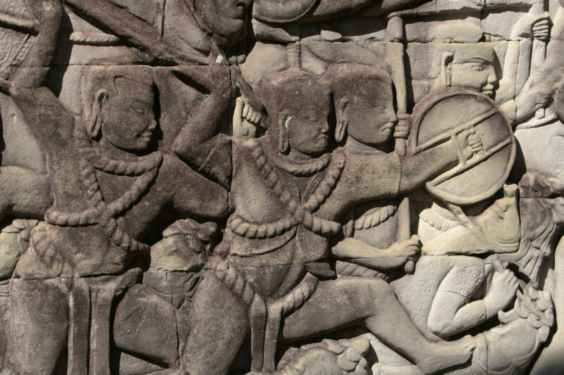 Angkor Wat in Cambodia — Stock image of the temple ruins of Angkor Wat complex near Siem Reap, Cambodia — Cambodia, Angkor Wat, Siem Reap, temple, temple ruins