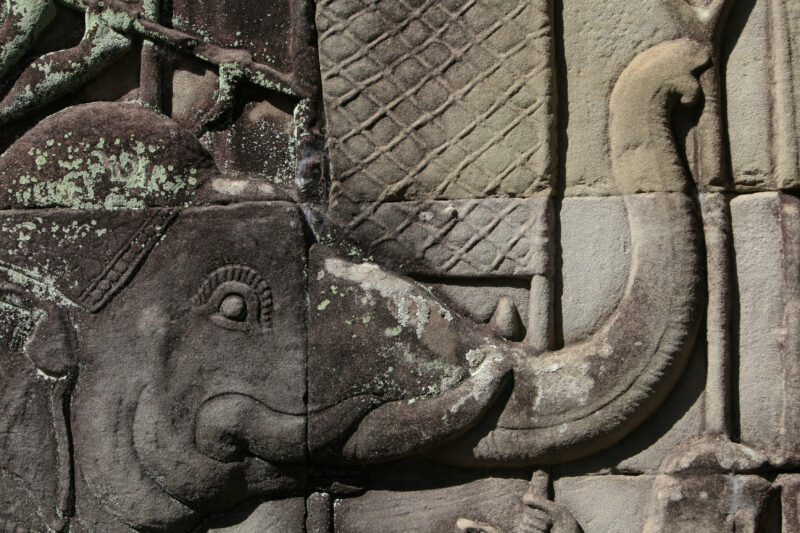 Angkor Wat in Cambodia — Stock image of the temple ruins of Angkor Wat complex near Siem Reap, Cambodia — Cambodia, Angkor Wat, Siem Reap, temple, temple ruins