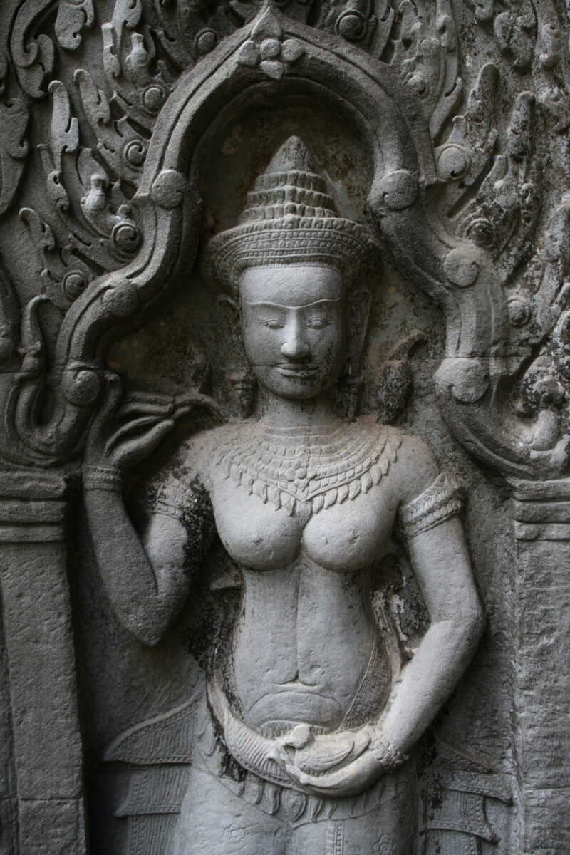 Angkor Wat in Cambodia — Stock image of the temple ruins of Angkor Wat complex near Siem Reap, Cambodia — Cambodia, Angkor Wat, Siem Reap, temple, temple ruins