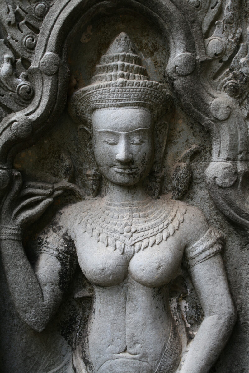 Angkor Wat in Cambodia — Stock image of the temple ruins of Angkor Wat complex near Siem Reap, Cambodia — Cambodia, Angkor Wat, Siem Reap, temple, temple ruins