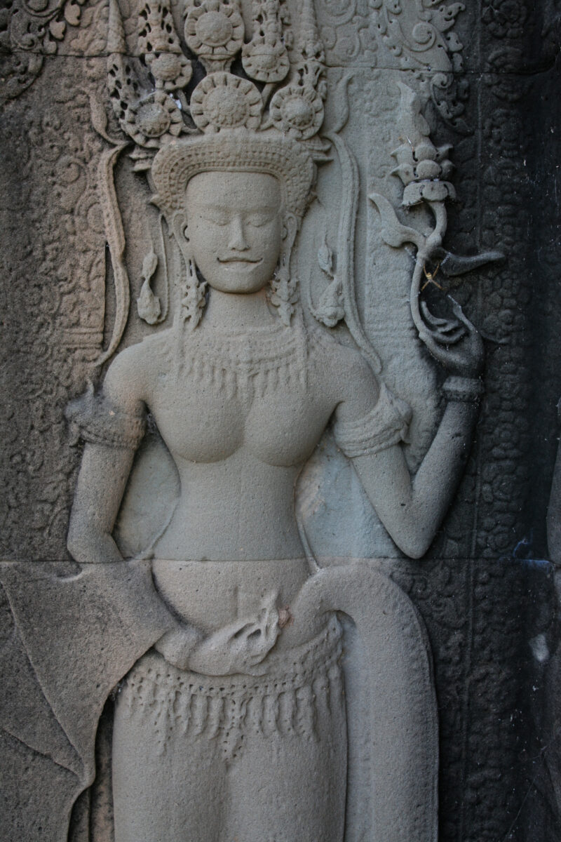 Angkor Wat in Cambodia — Stock image of the temple ruins of Angkor Wat complex near Siem Reap, Cambodia — Cambodia, Angkor Wat, Siem Reap, temple, temple ruins