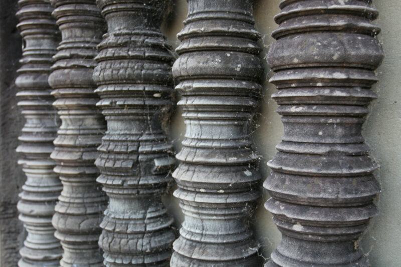 Angkor Wat in Cambodia — Stock image of the temple ruins of Angkor Wat complex near Siem Reap, Cambodia — Cambodia, Angkor Wat, Siem Reap, temple, temple ruins