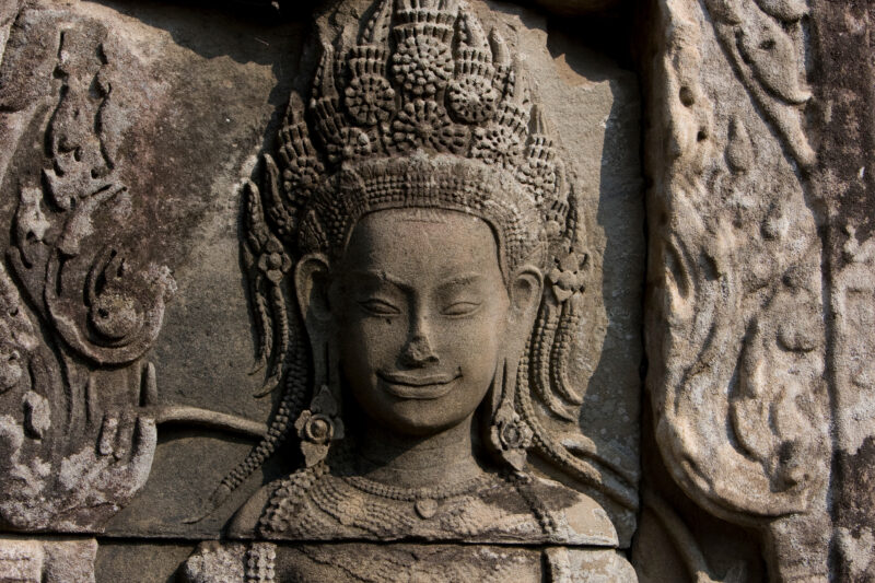 Angkor Wat in Cambodia — Stock image of the temple ruins of Angkor Wat complex near Siem Reap, Cambodia — Cambodia, Angkor Wat, Siem Reap, temple, temple ruins