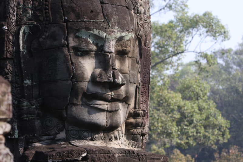 Angkor Wat in Cambodia — Stock image of the temple ruins of Angkor Wat complex near Siem Reap, Cambodia — Cambodia, Angkor Wat, Siem Reap, temple, temple ruins