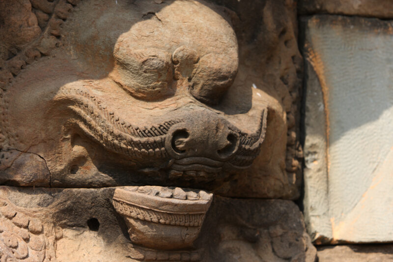 Angkor Wat in Cambodia — Stock image of the temple ruins of Angkor Wat complex near Siem Reap, Cambodia — Cambodia, Angkor Wat, Siem Reap, temple, temple ruins