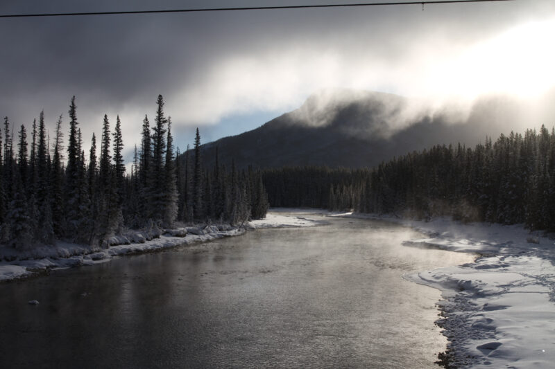 Bow River — Canada, Scenic, Alberta, Lakes, mountians