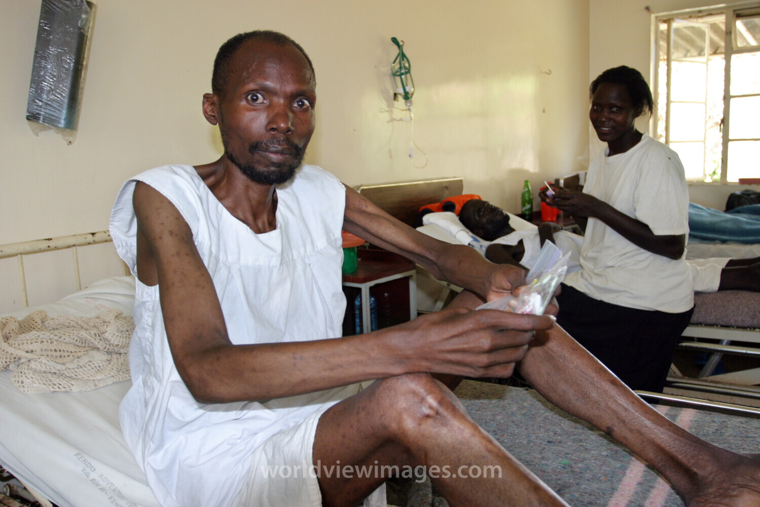 HIV/AIDS Patient in Hospital in Africa