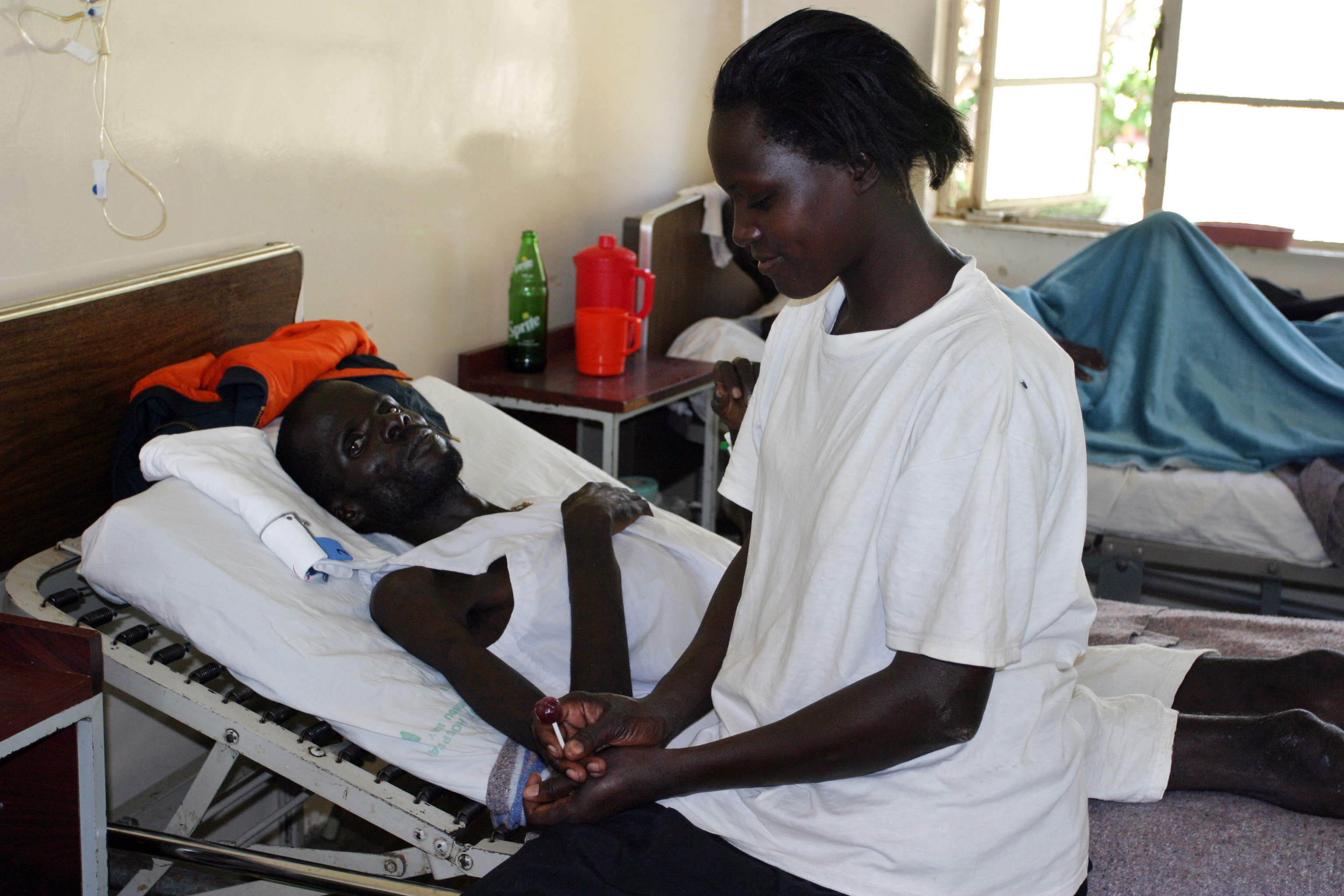 HIV/AIDS Patient in Hospital in Africa