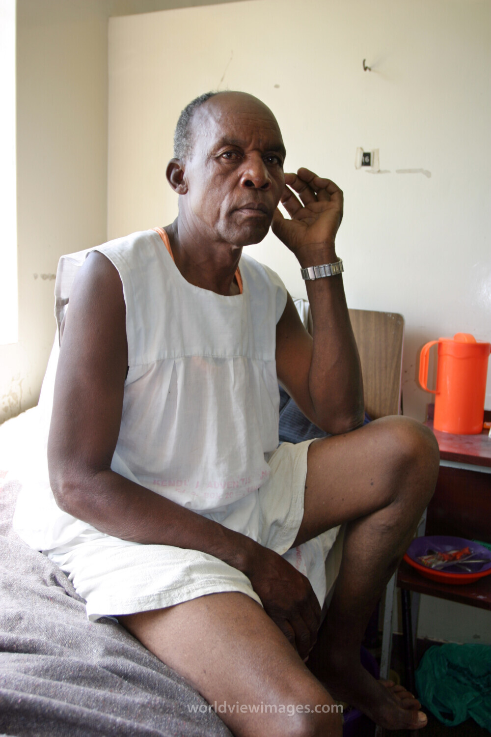 HIV/AIDS Patient in Hospital in Africa