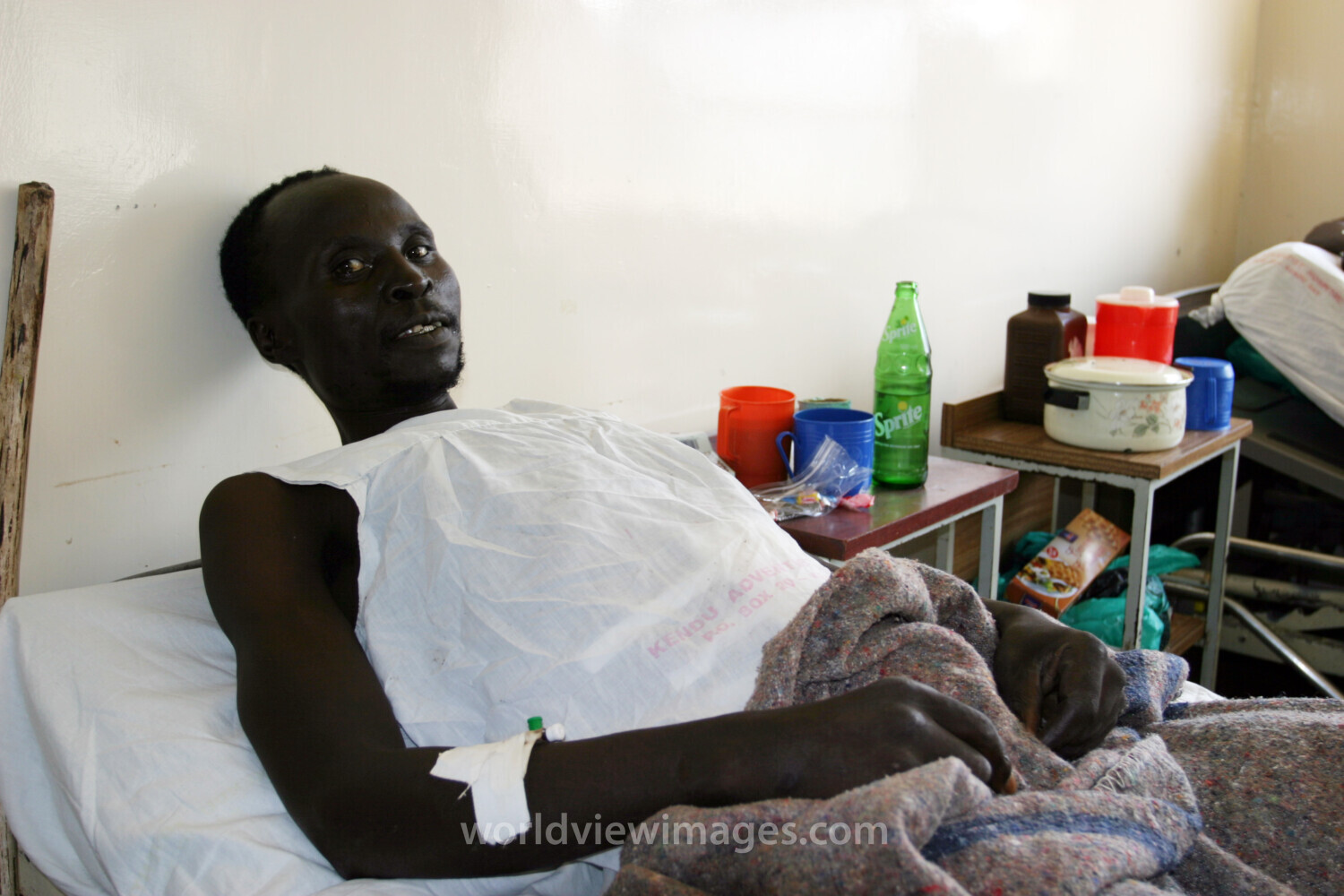 HIV/AIDS Patient in Hospital in Africa