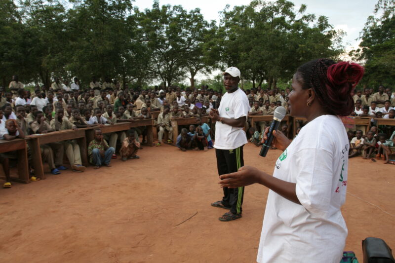 HIV/AIDS Awareness Education in Togo — AIDS Education to schools in Africa — Togo, Africa, West Africa, children, poor