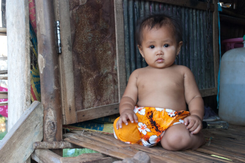 Baby in Cambodia — Baby growing up in poverty in rural Cambodia. — Cambodia, Khmer, babies, Children, child